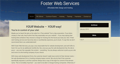 Desktop Screenshot of fosterweb.com