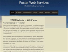 Tablet Screenshot of fosterweb.com